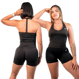 VEYA HALTER SCULPT TOP